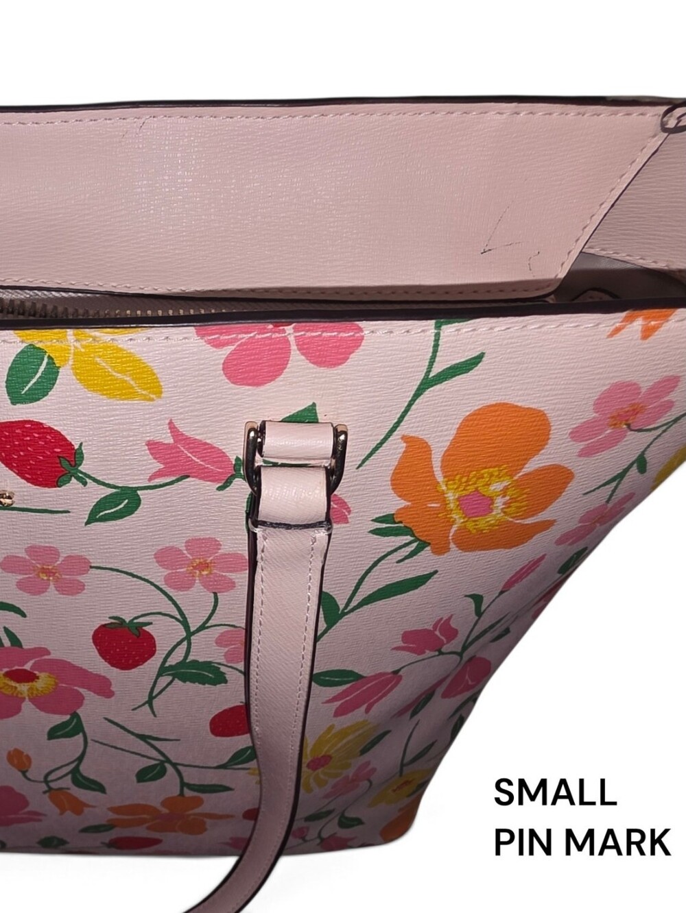 Kate Spade New York Perfect Strawberry Garden Large Tote (Style KG752) - Picture 5 of 6